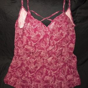 Magenta and White Dress